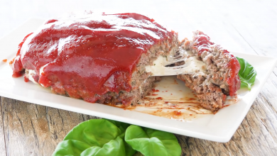 Stuffed Meatloaf with Cheese Recipe