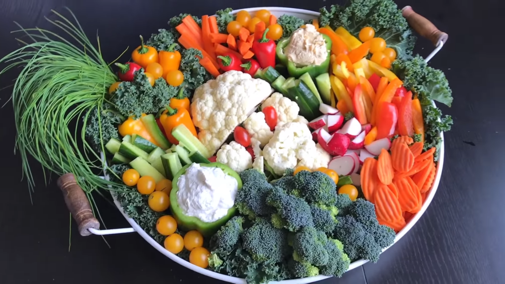 How to Make Halloween Vegetable Tray