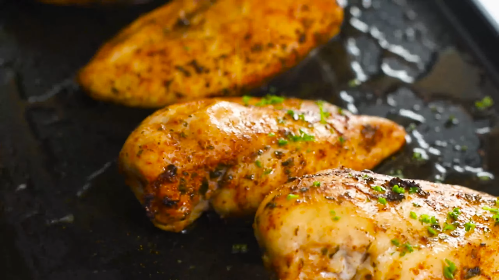 Recipes oven: baked chicken breast
