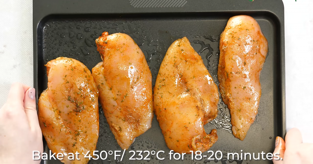 Recipes oven: baked chicken breast
