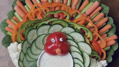 How to make Thanksgiving Veggie Tray