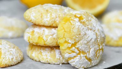 Soft Lemon Crinkle Cookies Recipe