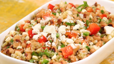 Side Dishes for Christmas Dinner: Black Eyed Pea and Grain Salad