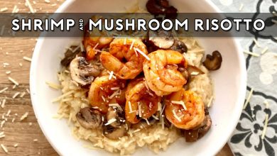 Shrimp &#038; Mushroom Risotto for Family Valentines Dinner