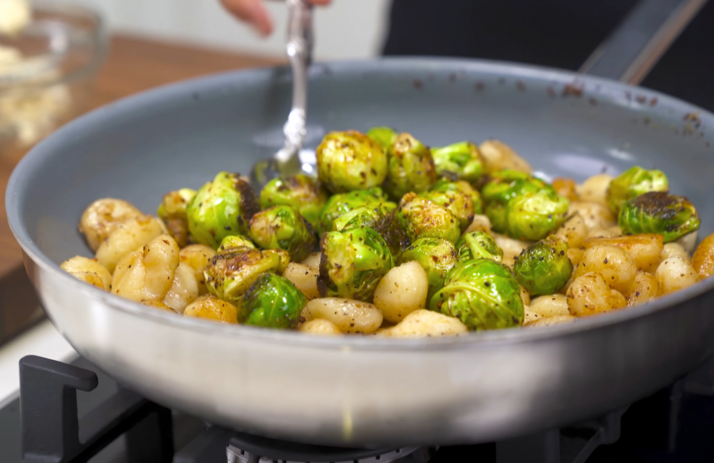 How to Make Thanksgiving Brussel Sprouts &#038; Gnocchi