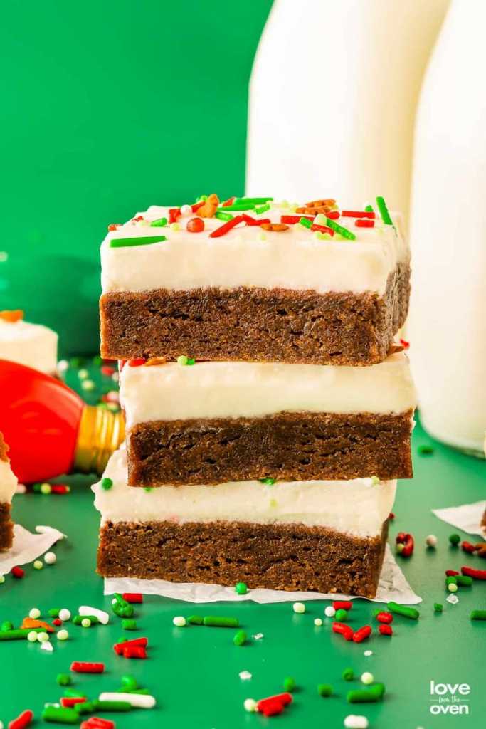17 ideas de brownies navideños