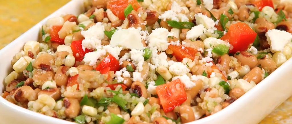 Side Dishes for Christmas Dinner: Black Eyed Pea and Grain Salad