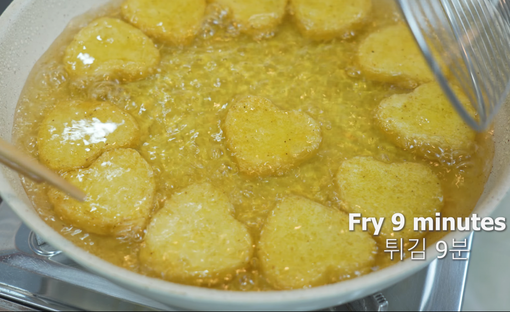 Heart Shaped Food: Crispy French Fries