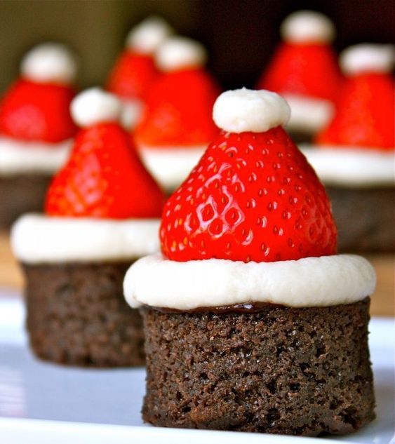 17 ideias de brownies de Natal