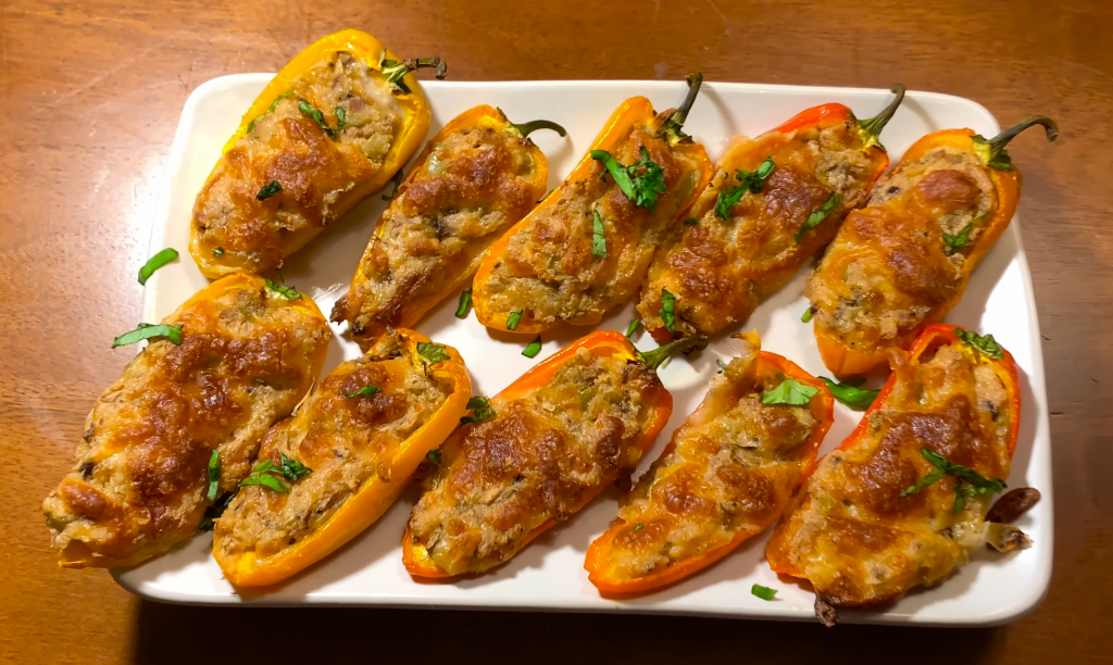 Easy Thanksgiving Appetizer Recipe: Mini Stuffed Peppers