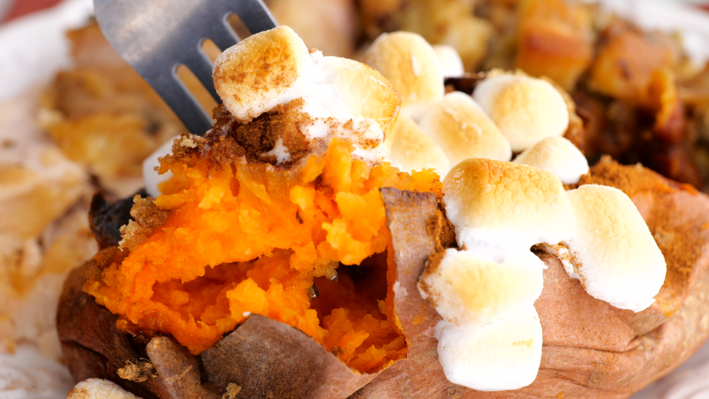 Delicious Yams With Marshmallows