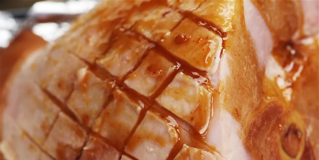 Juicy Brown Sugar Glazed Ham