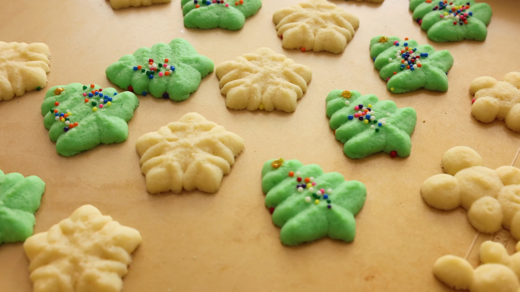 Holiday Spritz Cookies Recipe