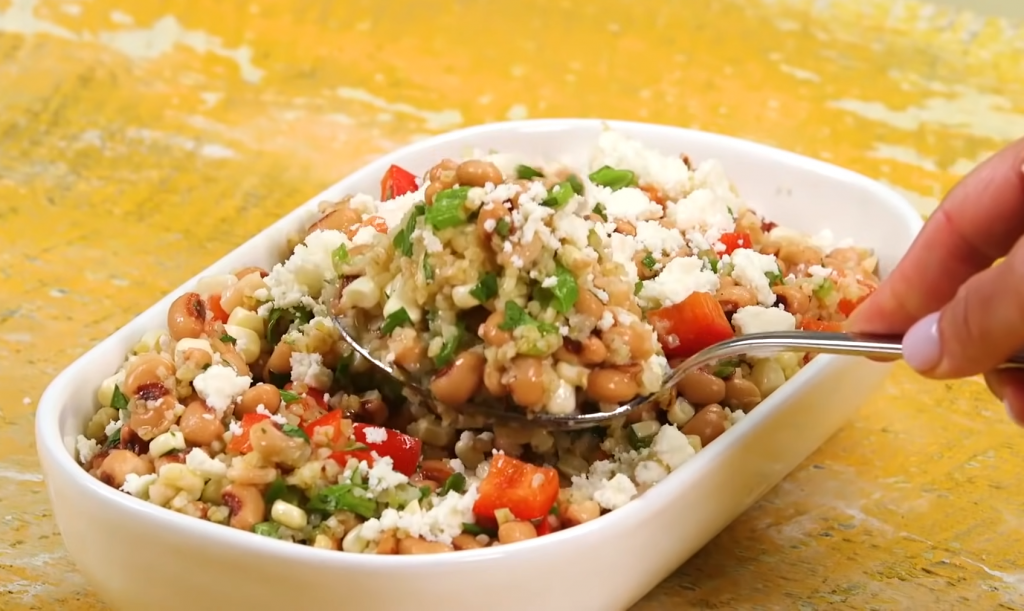 Side Dishes for Christmas Dinner: Black Eyed Pea and Grain Salad