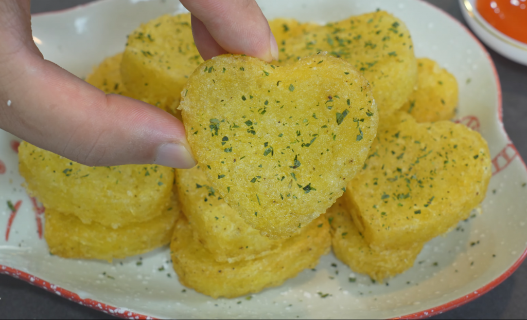 Heart Shaped Food: Crispy French Fries