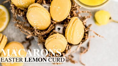 How To Make Easter Macarons with Lemon Curd