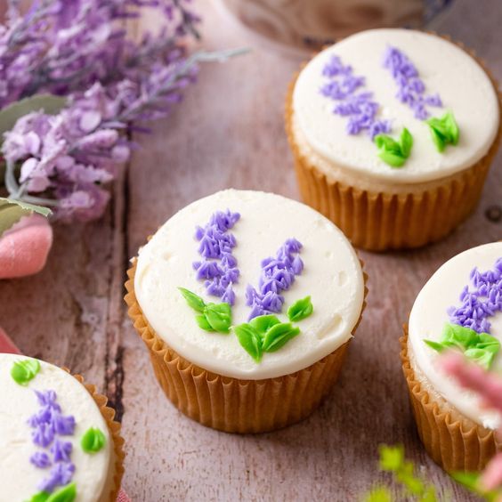 15 ideias para cupcakes de primavera
