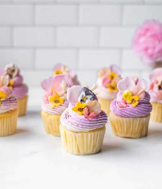 15 idées de cupcakes printaniers