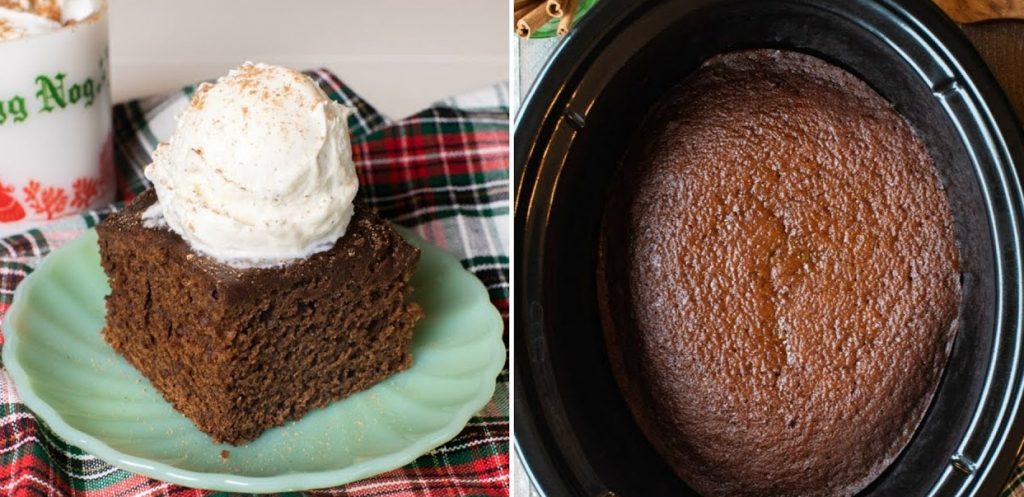 Slow Cooker Christmas Recipes: Gingerbread Cake