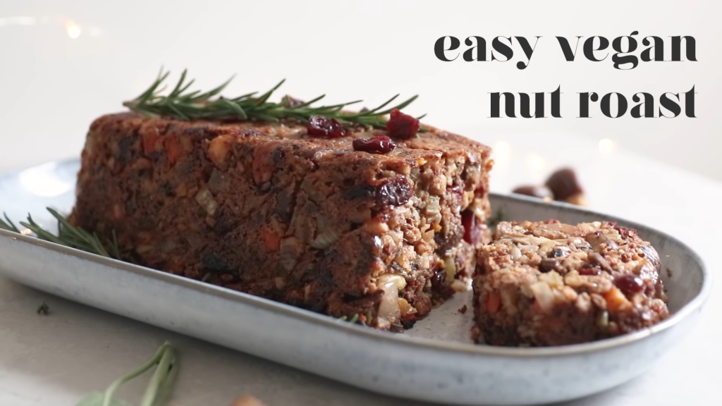 Vegan Christmas Recipes: Easy Nut Roast