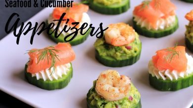 Christmas Appetizers Recipes: Seafood &#038; Cucumber