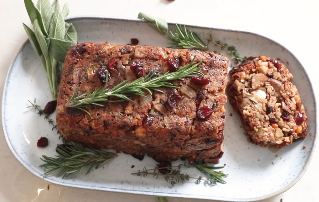 Vegan Christmas Recipes: Easy Nut Roast