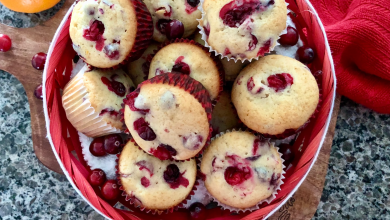 Cranberry Orange Christmas Muffins Recipe